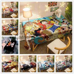 Nappe Anime Manga One Piece Luffy Impression personnalisée Nappe Couverture Étanche x0704