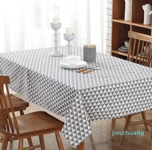 Manteles cuadrados de algodón para mesa, manteles rectangulares para cena, café, té, textiles para el hogar 49 55