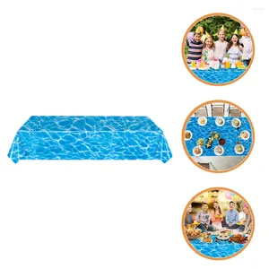 Nappe de table Ocean Party Decorations Sea Favor Pool Tablecover Beach Theme Decortion