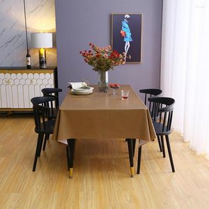 Nappe de Table en PVC souple, 132/178cm, pour cuisine, Durable, étanche à l'huile, écologique, décoration de Banquet El, couverture de Table