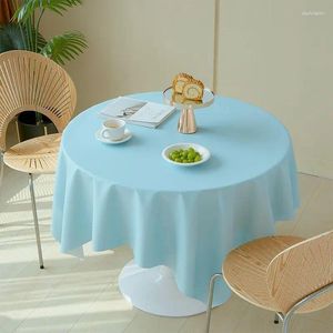 Nappe ronde en cuir, légère, de luxe, Style Ins, couleur, pour la maison, vente en gros sur Amazon