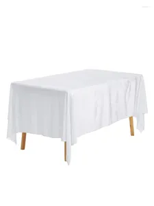 Tableau de tableaux uniques Baugères RECTANGE RECTANGE POLYESTER DÉTAGE LA LAVABLE OU BANQUET COUVERTURE BLANC 63 