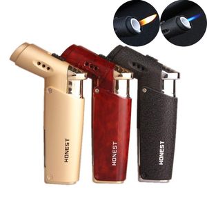 Table Jet Lighter Blue Flame Butane Torch Briquets Windproof Outdoor Cigarette Cigare Igniter
