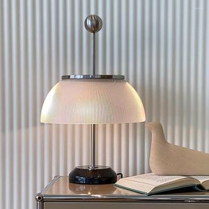 Lámparas de mesa italiana Artemide Alfa, lámpara Vintage para sala de estar, dormitorio, estudio, escritorio, decoración, luz de diseño nórdico para el hogar, mesita de noche de mármol