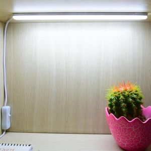 Lampes de table lampe 2835 5V USB 30cm LED barre lumineuse pour ordinateur portable travail de nuit à côté de lecture livre bureau cuisine placard 2m câble