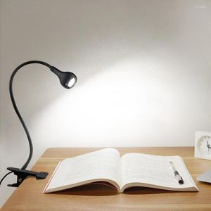 Lampes de table LED Clip Holder Lampe de bureau USB Lampe de lecture pliable 28 LED Chevet Lire 5V Ampoule de nuit pour enfant étudiant
