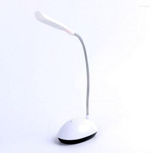 Lampes de table LED lampe de bureau pliable 3XAAA batterie Dimmiable Mini comprend apprentissage lecture éclairage nuit Dim intérieur