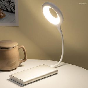 Lámparas de mesa, lámpara LED, escritorio plegable, USB, luz nocturna superbrillante, lectura, protección ocular, ahorro de energía, luces para el hogar