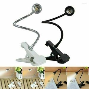 Lampes de table Usb Flexible Reading LED Light Clip-on Side Bed Desk Bright Lamp