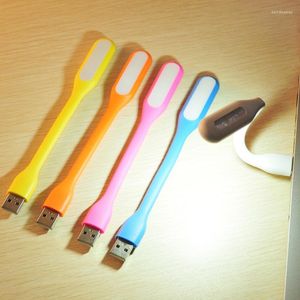 Lampes de table USB Mini LED Lampe flexible Portable Super Bright pour Power Bank Ordinateur PC Ordinateur portable Notebook Desktop