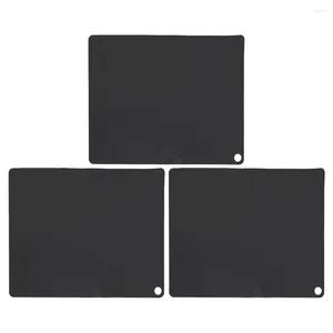 Table Mats 3 Pcs Cooker Induction Cooktop Mat Silicone Pot Heat-resistant Countertop Kitchenware Nonslip Silica Gel Oil-proof