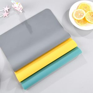 Table Mats Silicone Waterproof Placemat Washable Anti-skidding Mat Heat Insulation Durable For Kitchen Home Dining