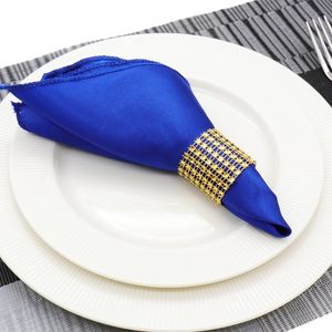 Table Napkin 12pcs Hemstitched Square s 30x30cm Satin Cocktail Soft Kitchen Dinner s for Party Wedding Cloth 230327