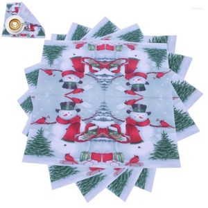 Servilleta de mesa Servilletas navideñas 20 piezas Papel decorativo 2 capas Cena sin perfume para invitados
