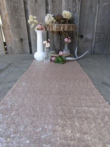 Chemin de Table 30x180cm, tissu à paillettes Champagne scintillant, scintillant pour décoration de fête de mariage, produit-plus de couleurs