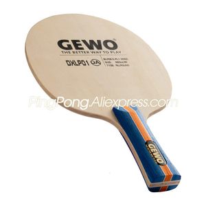 Pelotas de tenis de mesa Original GEWO DXLP01 Raqueta de pala Peso ligero 5 capas de madera Allround Ping Pong Bat Paddle 230824