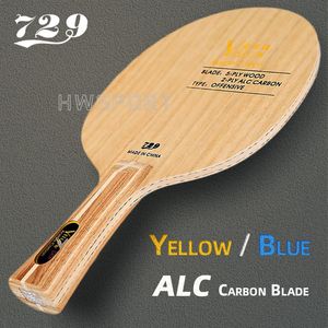 Raquettes de tennis de table 729 Friendship Yellow ALC Blade 5 Wood 2 Arylate Carbon Professional Ping Pong Blue Offensive 230731