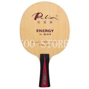 Raquettes de Tennis de Table originale PALIO ENERGY 03 lame raquette 54 carbone hors Energy03 Ping Pong bat Paddle 230822