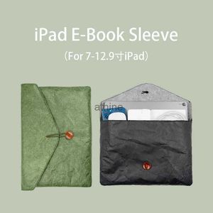 Étuis pour tablette PC Sacs Vintage Enveloppe Style Pochette CoverTyvek Papier Tablettes Sac Étui pour iPad Mini6 8.3 iPad 9.7 10.2 10.5 Pro11 12.9 pouces YQ240118