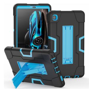 Fundas para tableta PC para Samsung Galaxy Tab A9 X115 A7 Lite 8,7 T220 T205 A 8,4 T307 TabA 3 en 1 fundas protectoras híbridas con soporte azul marino