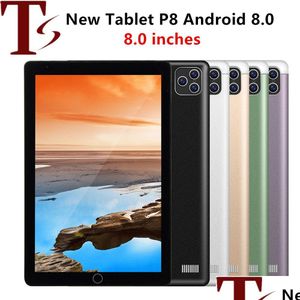 Tablette PC Nouveau P8 8 pouces 3G Appel Dual Sim Veille HD Sn Bluetooth Wifi Personnalisation en gros 1 Go de RAM 16 Go Rom Livraison directe Comput Ot8Jn