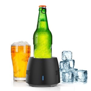 Estantes de vino de mesa 1pc Bebida Enfriador rápido Copa Cerveza eléctrica Botella de vino Puede Agua Soda Bebidas Titular Taza de enfriamiento Barware Herramienta de viaje DC 12V 221110