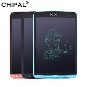 Tablettes d'écriture LCD CHIPAL 12 pouces effaçant partiellement le dessin électronique tableau graphique numérique tampons d'écriture portables pour les enfants