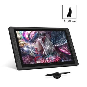 Tablettes Huion Digital Tablet Monitor 21,5 pouces Kamvas Pro 22 2019 Graphics Monitor Drawing Écran avec 10 touches de presse Antiglare Verre