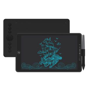 Tabletas HUION H320M tableta gráfica 10,2x6,2 pulgadas LCD almohadillas de escritura almohadilla de firma de dibujo lápiz óptico sin batería conexión de dispositivo Android