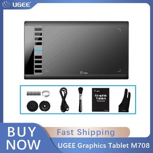 Tablets Ugee Graphics Tablet Android Ugee M708 Dibujo digital Gráficos Tableta 8192 Niveles Tableta gráfica para dibujar envío