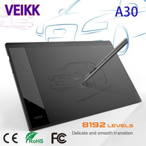 Tablettes Veikk A50 A30 Tablette numérique Graphique de dessin tablette 