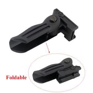 Accessoires tactiques pliable AK Foregrip Compact poignée verticale à détachement rapide pour M/M16 AR15 accessoire de fusil de chasse ABS polymère adapté au Rail de 20mm