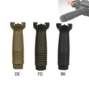 Accessoires tactiques Knight poignée verticale en Nylon, outils à main, poignée avant pour Rail de 20mm, jouet de chasse, fusil Airsoft, jouet M4 M16 AR15 adapté au Rail Picatinny Weaver de 20mm