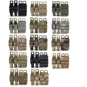 Tactique Airsoft Gilet Accessoire Boîte Étui Ensemble Molle Mag Clip Rapide Mag Magazine Pochette NO06-104