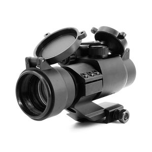 Mira telescópica táctica Airsoft M2 M68 Red Dot Reflex Sight Hunting 4MOA con cubiertas de lentes abatibles Montaje MK18 Marcas originales completas