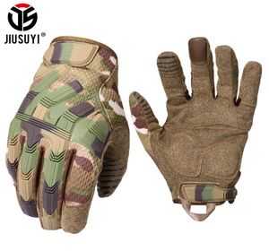 Tactical Army Full Finger Gants tactile Paintball militaire Airsoft Combat Rubber Protective Glove Antisiskide Men Women Nouveau 204136402