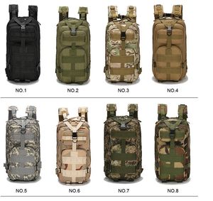 Mochila táctica Mochila militar Oxford Bolsa deportiva Mochilas Molle 30L para acampar Bolsas de escalada Viajar Senderismo Bolsas de pesca CALIENTE