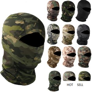 Tactical Camouflage Balaclava Full Face Mask CS Wargame Army Hunting Cycling Sports Helmet Liner Cap Multicam CP Scarf