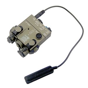 Tactique DBAL A2 LED lumière blanche 400 lumens lampe de poche de chasse laser rouge intégré et laser IR livré avec interrupteur à distance fusil pistolet lumière