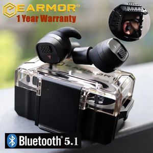 Tactical Earphone EARMOR M20T 2023 Bluetooth Earbuds Outdoor Hunting Shooting Headset Electronic Hearing Protection NRR26db 231113