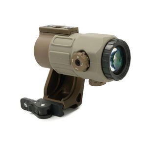 Portée de loupe tactique G45 5X avec montage Ftc rapide Combo pour Airsoft drapeau américain marquages originaux couleurs Fde livraison directe