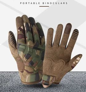 Tactical Gloves Full Finger Tactical Gloves Soft Camo Touch Screen Army Military Combat Airsoft Bicycle Outdoor Hiking Hunting Shooting Gloves zln231111