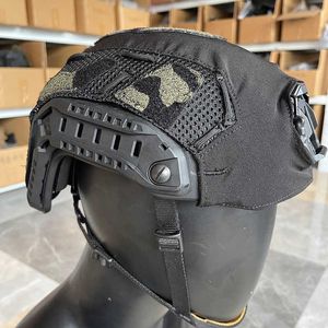 Cascos tácticos Cubierta de casco Airsoft Multicam Tactical FAST / OPS-CORE / SF Cubierta de casco Gear Paintball Wargame Casco Cubierta protectora SkinHKD230628