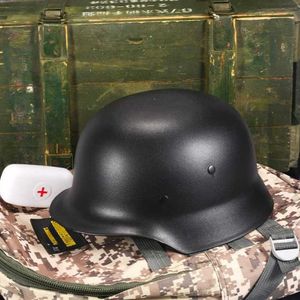 Casques Tactiques Armée Allemande M35 Casque Noir Tactique Airsoft Accessoires Casques Chasse Équipement De Sécurité De La Force SpécialeHKD230628