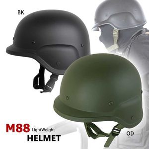 Casques tactiques M88 Casque tactique militaire CS Jeu Formation de l'armée Airsoft Équipement de protection sportive Couverture de camouflage Accessoires de casque rapideHKD230628
