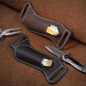 Couteaux tactiques Ceinture Couteau Gaine Couteau Étui Multitool Pochette En Cuir PU Couteau Pochette pour Ceinture pour Voyage Camping En Plein Air Anniversaire Fête FavorL2403