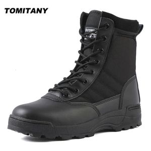Tactical Military 342 Special Force Desert Combat Army Boots Outdoor Randonnées Men de cheville travaille des chaussures de sécurité 231018