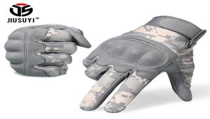 Gants de l'armée militaire tactique Acu camouflage tactile écran de paintball combat combattent du vélo dur gants de doigt complet Men LJ2014735680