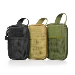 Pochette militaire tactique EDC Molle, petit sac de taille, sac de chasse, poche pour Iphone 6 7 Plus, sacs de Sport de plein air de l'armée Samsung