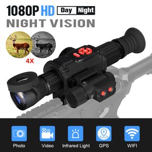 Monocular de visión nocturna digital Eagleeye HD 4X Day Night NVG con iluminador infrarrojo IR850 para CL27-0030